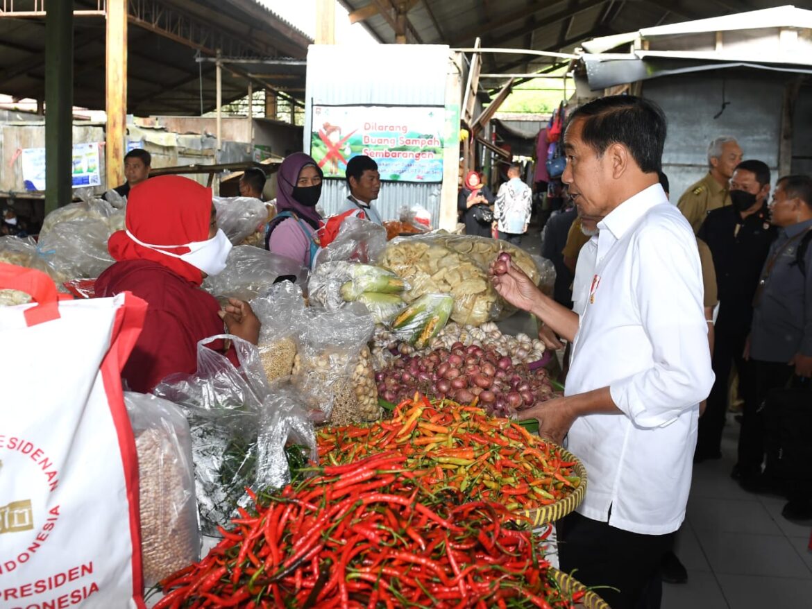 Presiden Jokowi Kunjungi Pasar Selo di Boyolali
